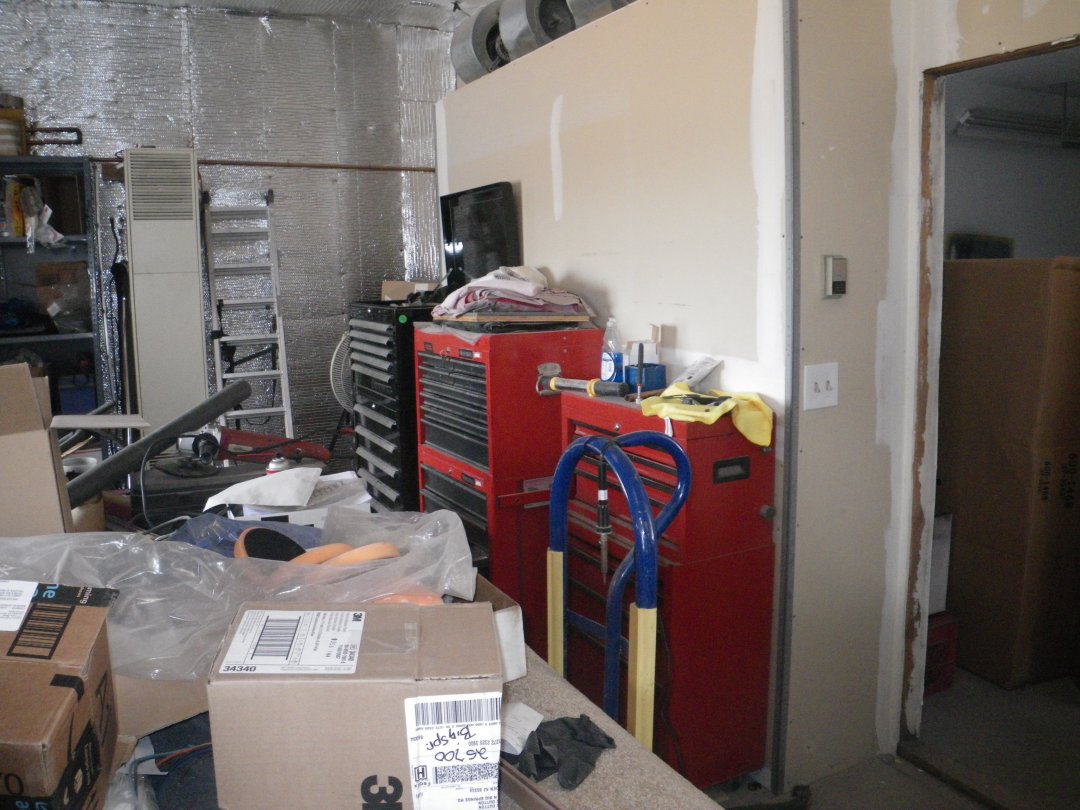 Tool boxes and booth door.JPG